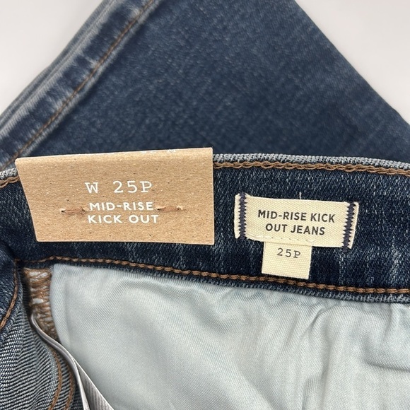 Madewell Petite Kick Out Crop Jeans in Lenoir Wash size  25P NWT NR929 - Picture 11 of 15